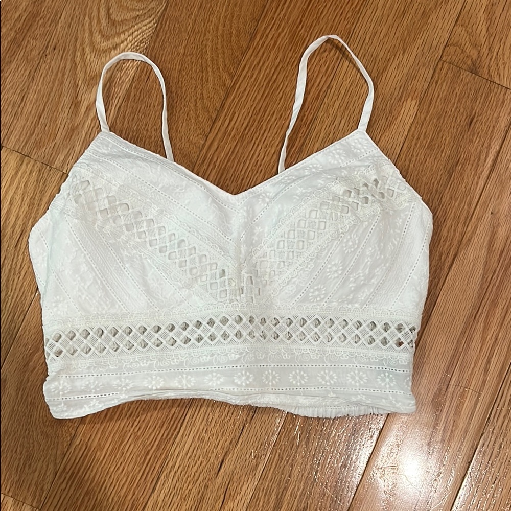 Rebellion White Smocked Top